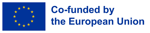 Bild på eu-flaggan och texten Co-funded by the European Union