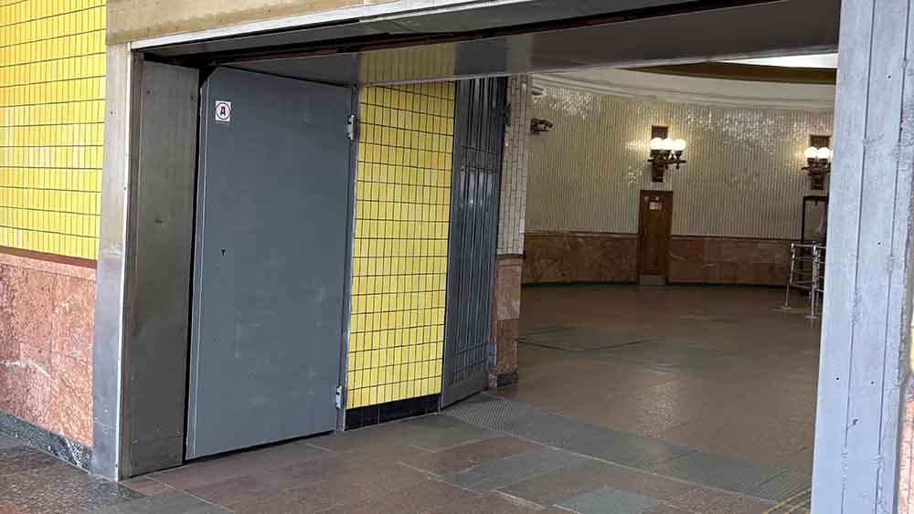 Stötvågsport i en tunnelbana.