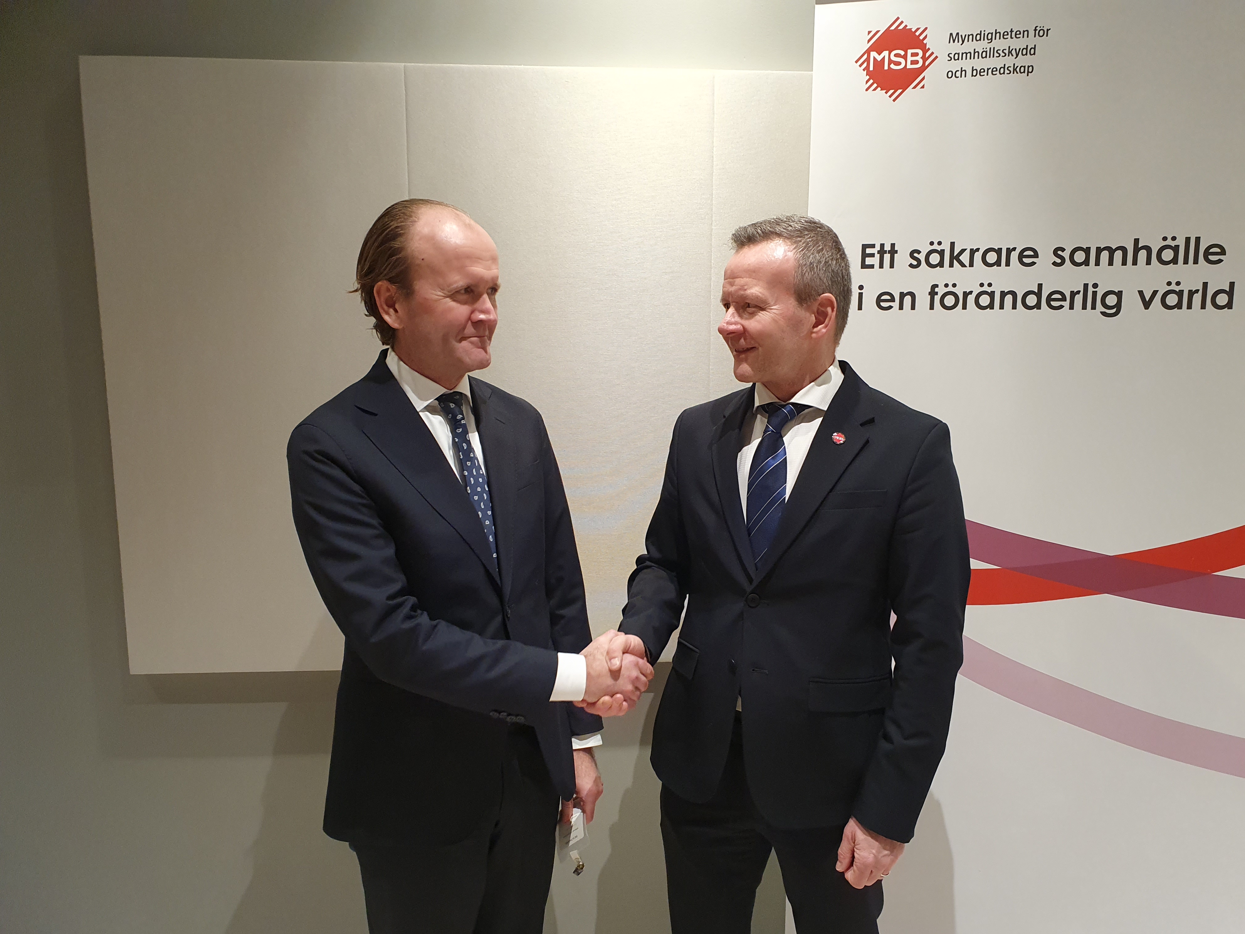 GD FM Mikael Granholm och GD MSB Mikael Frisell