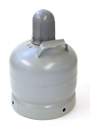 Gasolbehållare P6. Innehåller 6 kg, 14 liter. Används till grillar, husvagnar och båtar.