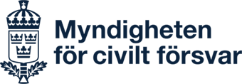 Logotyp för Myndigheten för civilt försvar, länk till startsidan