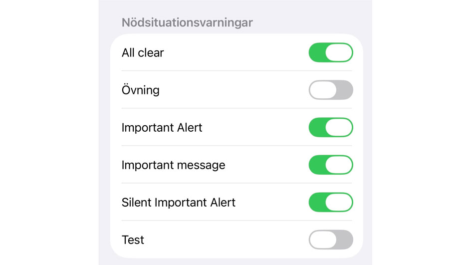 Så här ska det se ut om din iPhone är uppdaterad med senaste programvaran.