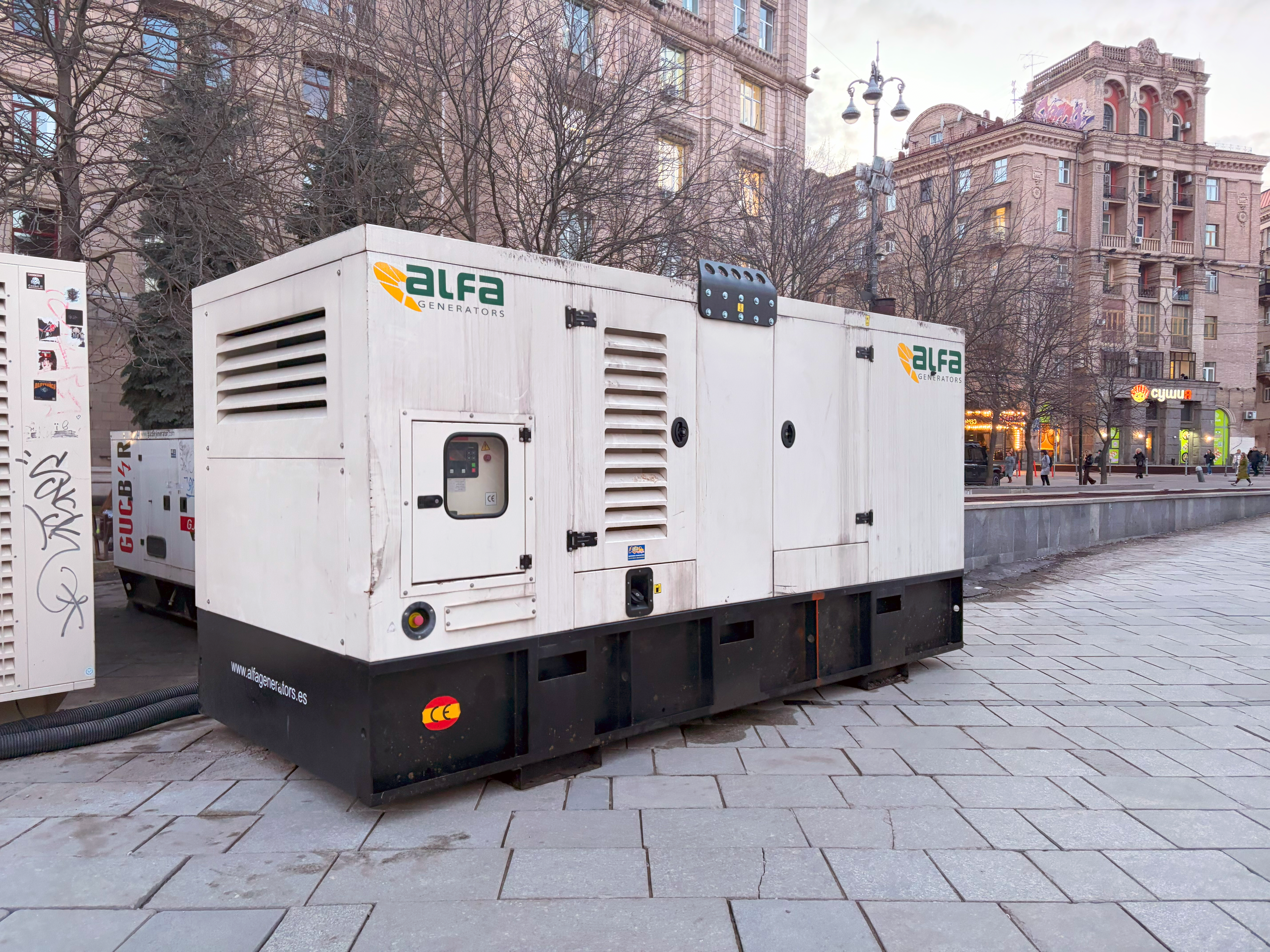 Generator på Kyjivs gator