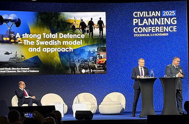 MSB:s generaldirektör och överbefälhavare Michael Claesson.