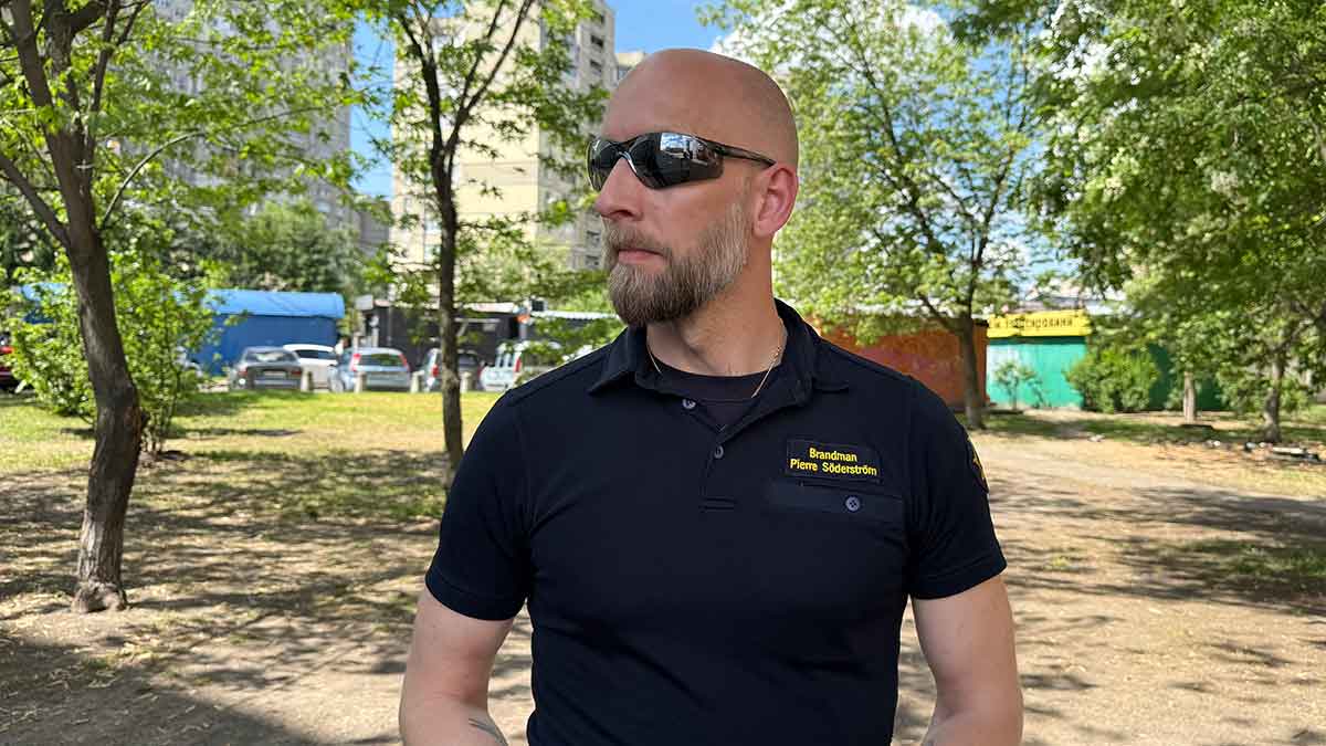 Pierre Söderström, brandman, Räddningstjänsten Storgöteborg.