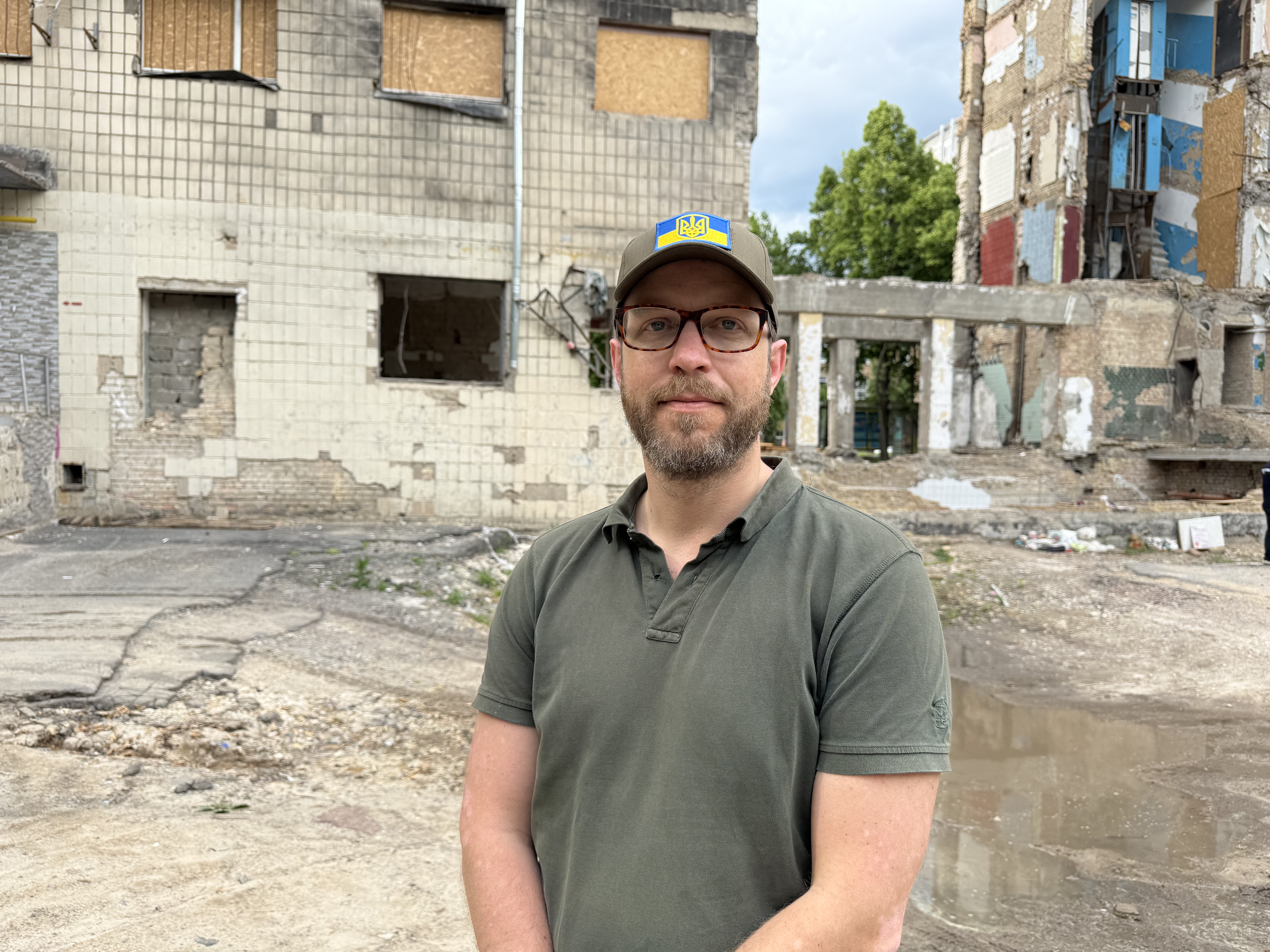 Porträtt av Mattias Karlsson i Ukraina